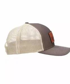 Best Pirce ๐คฉ Lucchesse-inc Leather Patch Cap :: Brown + Khaki ๐ 11 Lucchesse-inc Leather Patch Cap :: Brown + Khaki