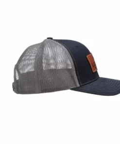 Cheap ๐ Lucchesse-inc Leather Patch Cap :: Navy + Charcoal ๐ 11 Lucchesse-inc Leather Patch Cap :: Navy + Charcoal