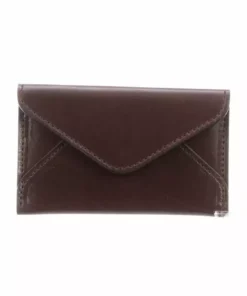 Lucchese-inc Envelope Card Case – Calfskin :: Brown Wallets