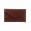 Lucchese-inc Envelope Card Case – Calfskin :: Sienna