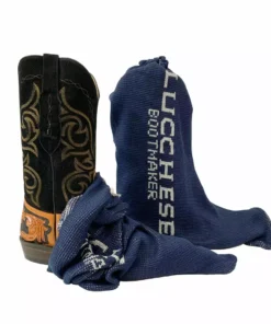 Lucchese-inc Knit Boot Socks :: Blue