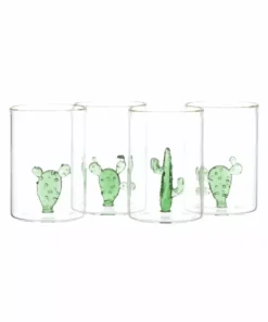Lucchese-inc Other Accessories Cactus Glassware :: Green
