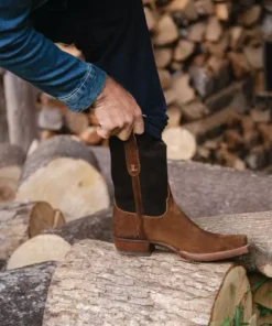 Brand new ⭐ Lucchesse-inc Stead :: Chocolate + Olive 🛒 Boots 💯 15 Lucchesse-inc Stead :: Chocolate + Olive Boots