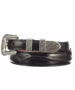 Lucchese-inc Seville Stitch Goat Tapered :: Black