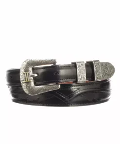 Lucchese-inc Seville Stitch Goat Tapered :: Black