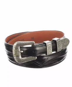 Lucchese-inc Seville Stitch Goat Tapered :: Black