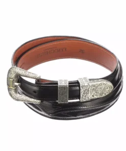 Lucchese-inc Seville Stitch Goat Tapered :: Black