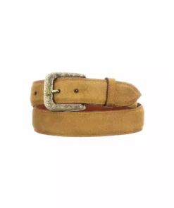 Lucchese-inc Belts Comanche Suede :: Sand