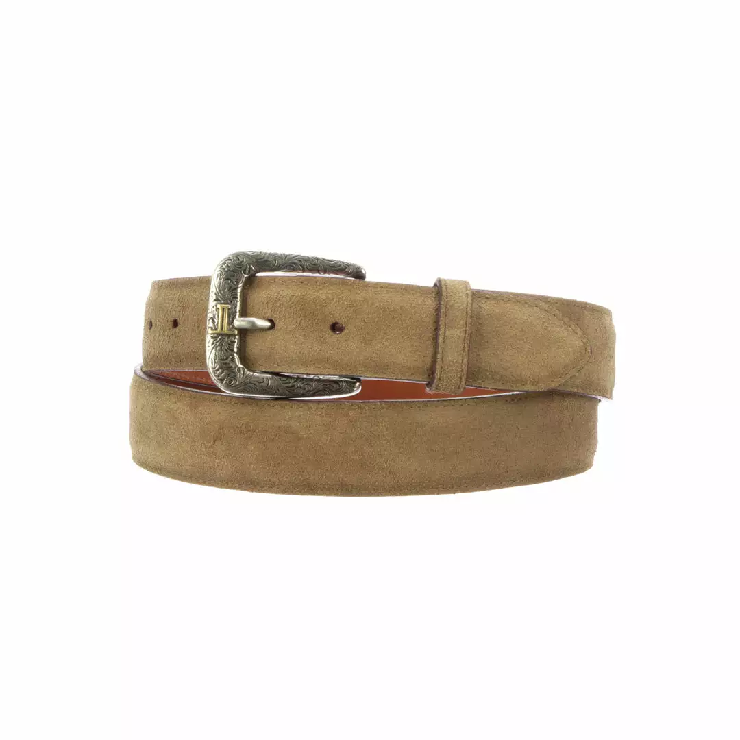 Brand new ๐ Lucchese-inc Belts Comanche Suede :: Olive โญ 3 Lucchese-inc Belts Comanche Suede :: Olive