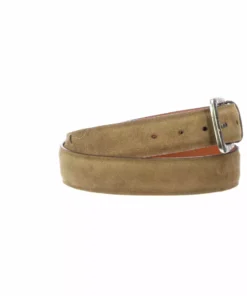 Brand new ๐ Lucchese-inc Belts Comanche Suede :: Olive โญ 9 Lucchese-inc Belts Comanche Suede :: Olive