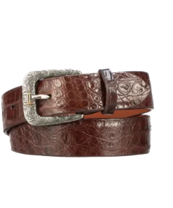 Lucchese-inc Belts Ultra Belly Caiman :: Sienna