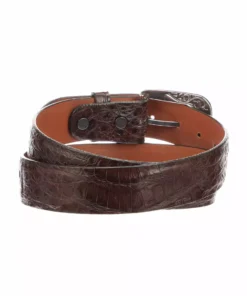Lucchese-inc Belts Ultra Belly Caiman :: Sienna