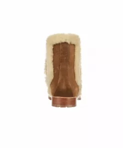 Lucchese-inc Shearling Garden Boot :: Tan BOOTS