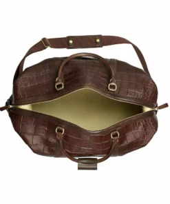 Lucchese-inc Duffels Giant Gator Duffel – Large :: Chocolate