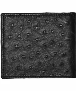 Lucchese-inc Hipster Wallet – Ostrich :: Black Wallets