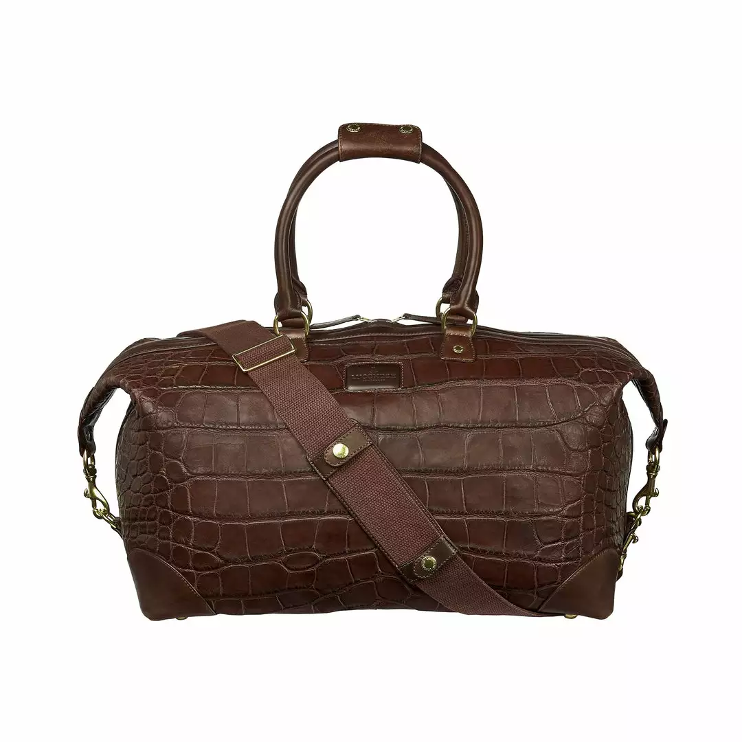 Buy โจ Lucchese-inc Giant Gator Duffel - Small :: Chocolate ๐คฉ 5 Lucchese-inc Giant Gator Duffel - Small :: Chocolate