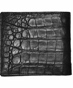Lucchese-inc Hipster Wallet – Crocodile :: Black