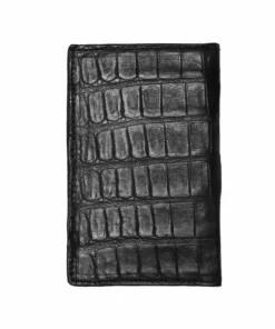 Lucchese-inc Wallets Bifold Wallet – Crocodile :: Black