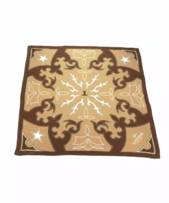 Lucchese-inc Western Silk Scarf :: Tan