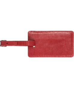 Lucchese-inc Exotic Luggage Tag :: Red