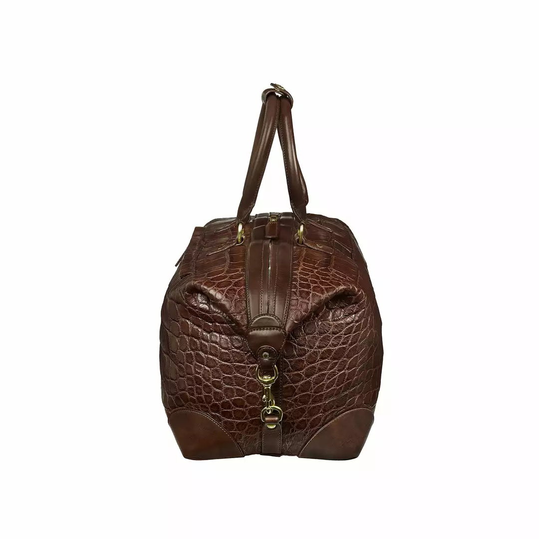Buy โจ Lucchese-inc Giant Gator Duffel - Small :: Chocolate ๐คฉ 6 Lucchese-inc Giant Gator Duffel - Small :: Chocolate