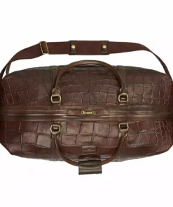Lucchese-inc Duffels Giant Gator Duffel – Large :: Chocolate