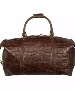 Lucchese-inc Duffels Giant Gator Duffel – Large :: Chocolate