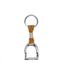 Lucchese-inc Stirrup Keychain :: Mustard