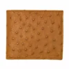Lucchese-inc Hipster Wallet – Ostrich :: Cognac Wallets