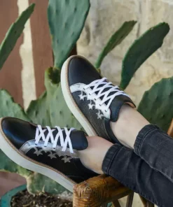 Top 10 ๐ Lucchese-inc Saddle ๐ Shoe :: Black + Silver โ๏ธ 9 Lucchese-inc Saddle Shoe :: Black + Silver