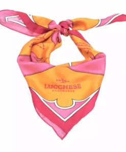Lucchese-inc Western Silk Scarf :: Pink