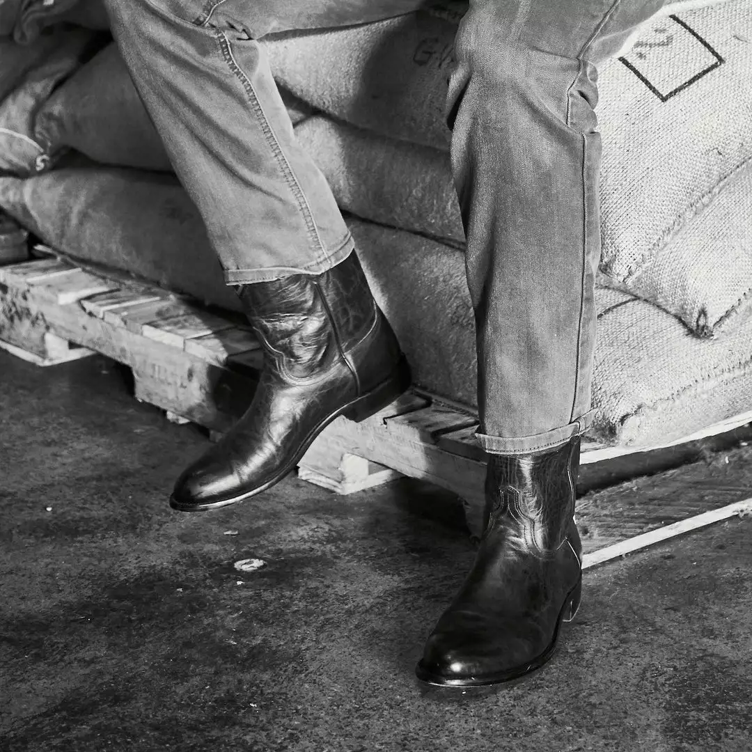 Hot Sale ๐คฉ Lucchese-inc Boots Sunset Roper :: Black ๐ 5 Lucchese-inc Boots Sunset Roper :: Black