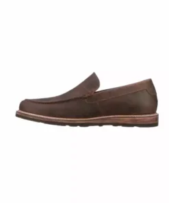 Lucchese-inc After-Ride Slip On Moccasin :: Chocolate SHOES