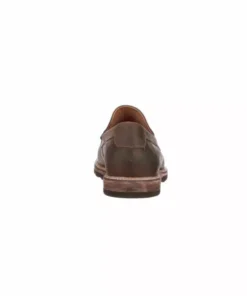 Lucchese-inc After-Ride Slip On Moccasin :: Chocolate SHOES