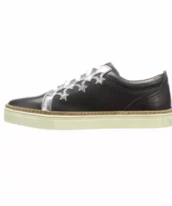 Lucchese-inc Saddle Shoe :: Black + Silver