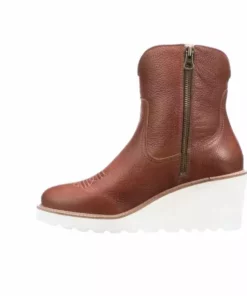 Lucchese-inc Music City Wedge Bootie :: Havannah BOOTS
