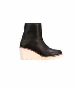 Lucchese-inc Music City Wedge Bootie :: Black BOOTS