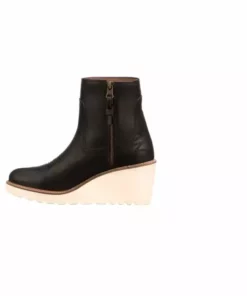 Lucchese-inc Music City Wedge Bootie :: Black BOOTS