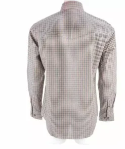 Lucchese-inc San Antonio :: White/Blue/Brown Small Check