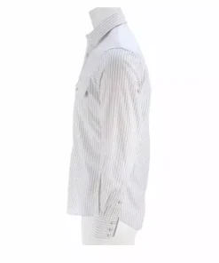 Lucchese-inc APPAREL El Paso :: White/Blue Stripe