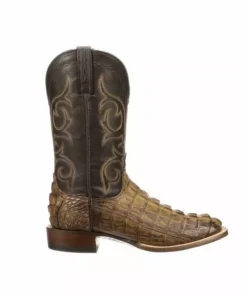 Lucchese-inc Haan :: Tan + Chocolate Boots