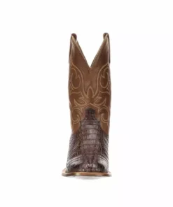Lucchese-inc Haan :: Barrel Brown + Chocolate Boots