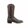 Lucchese-inc Boots Harris :: Anthracite Grey + Black Cherry