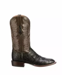 Lucchese-inc Boots Bryan Exotic :: Black + Olive
