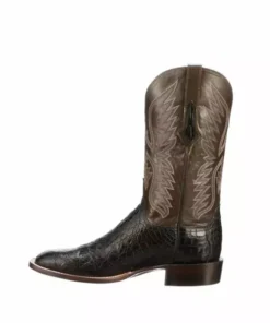 Lucchese-inc Boots Bryan Exotic :: Black + Olive