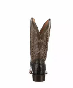 Lucchese-inc Boots Bryan Exotic :: Black + Olive