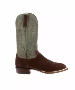 Lucchese-inc Boots Levi :: Rust + Sky Blue