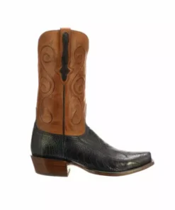 Lucchese-inc Red River :: Navy + Rust