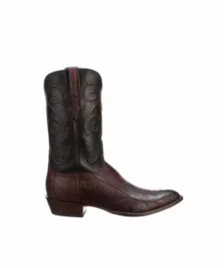 Lucchese-inc Boots Red River :: Black Cherry + Black