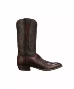 Lucchese-inc Cruz :: Black Cherry + Black